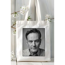 Art Hediye Bryan Cranston Baskılı Bez Çanta Omuz Çantası Kişiye Özel Desen 1 Çok Renkli