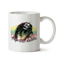 Give Me Daddy Bob Marley Kurukafa İki Tarafı Baskılı Kupa Bardak Çok Renkli