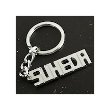 Şüheda - 154 - İsimli Anahtarlık - Kmrsfres - Gümüş Rengi