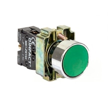 Impact Mb3-ba310 22mm Yaylı Buton Yeşil