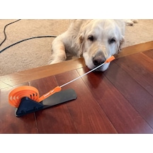 Bezos 3d Baskı Yaylı Spiral Kedi Oyuncağı Zıplayan Spiral Etkileşimli Oyun Aparatı Turuncu Siyah Bzstk