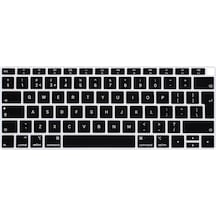 GubisiStore Ab Siyah-a2289 A2251 A2338-ingilizce Ab Klavye Kapağı Macbook Uyumlu Air 13 M1 Macbook Uyumlu Pro 13 İngıltere Klavye Pro 16