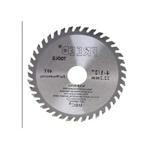 115 Mm Daire Testere Diski, 40 Diş, 22.2 Mm Delik Çapı, Karbon Çelik, Krom Vanadyum Kaplama