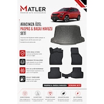 Seat Ateca 2025 Model 4d Ekstra Havuzlu Paspas Ve Bagaj Havuzu Set