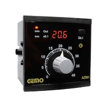 Gemo AZ961-230VAC Analog SET'li Temel Fonksiyonlu Zaman Rölesi