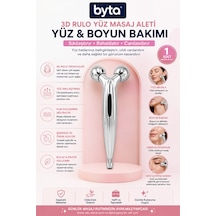 3d Çift Başlıklı Yüz Masaj Aleti Yüz, Boyun Ve Dekolte İçin Rulo Masaj Aparatı
