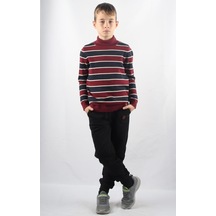 Alexandergardı Balıkçı Yaka Çocuk Triko Kazak C23-7105 001 Alexandergardı Balıkçı Yaka Çocuk Triko Kazak C23-7105 001