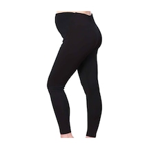 Hamile Tayt Pantalon Beli Ayarlı Organik Pamuklu SiYAH