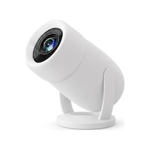 Taşınabilir 4k Android Projektör Wifi Bluetooth Destekli Akıllı Sinema Projeksiyon Cihazı Ekran Yansıtma