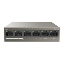 Tenda Tef1106p-4-63w 4fe Poe Port 63w , 2fe Uplink Desktop Switch