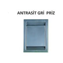 Vakumaks Merkezi Süpürge Sistemleri Vakum Prizi Antrasit Gri