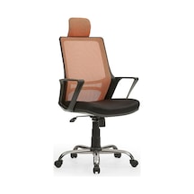 Arya2 Bilgisayar Koltuğu - Ofis - Müdür - Büro - Çalışma Sandalyesi Turuncu Siyah Renk Krom Ayaklı Turuncu Siyah Arya2 Bilgisayar Koltuğu - Ofis - Müdür - Büro - Çalışma Sandalyesi Turuncu Siyah Renk Krom Ayaklı Turuncu Siyah