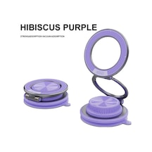 Gateesat Mor 360 Derece Dönen Manyetik Telefon Tutucu, Güçlü Mıknatıs Ve Vakus Emişi, Seyahat İçin Katlanabilir