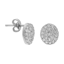 Glorria Gümüş Oval Küpe N11.31138
