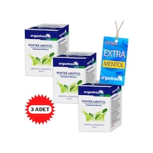 Organicsun Winter Mentol Buharlaşan Merhem Viks 3 x 40 G