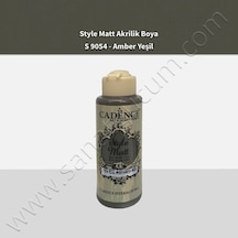 Cadence Style Matt Akrilik Boya 120 Ml. S9054 Amber Yeşil