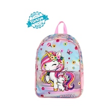 Waddell Lisanslı Unicorn Temalı Okul Öncesi Anaokul,kreş Kız Çocuk Sırt Çantası Renk