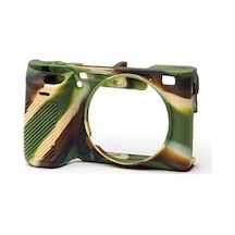 Easycover Sony A6500 Silikon Kılıf Ecsa6500C (Kamuflaj)