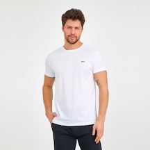 Slazenger REPUBLIC Erkek Tişört Beyaz