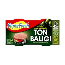 Superfresh Zeytinyağlı Ton Balığı 2x140 G - 2 Adet Tarı
