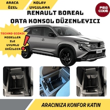 Renault Boreal Kolçak Altı Organizer-orta Konsol Düzenleyıcı-evolution Modeller İle Uyumludur
