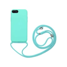 Apple Uyumlu iPhone 8 Plus Kılıf Zore Ropi Kapak-Turkuaz