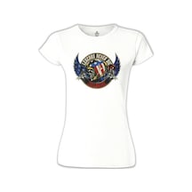 Legends Never Die Beyaz Kadın Tshirt 001