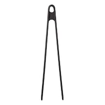 Silikon Kızartma Maşası, 1 Adet, Silikon, 29 Cm, Siyah, Bpa Free