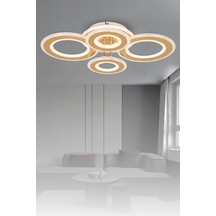 Eray Aydınlatma T001-4 Gold Kumandalı Led Avize Gold