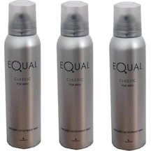 Equal Classic Erkek Sprey Deodorant 3 x 150 ML