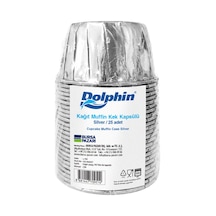 Dolphin Kağıt Asorti Renkli Muffin Kek Kapsülü 25'li - 3 Adet Tarı