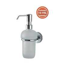 Çelik Banyo Paslanmaz Pirinç Dilek Montajlı Sıvı Sabunluk Krom