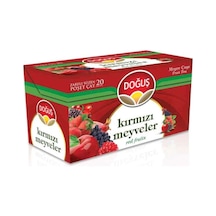 Doğuş Kırmızı Meyveler Süzen Poşet Karışık Meyve Çayı 12'li 20 x 2 G