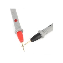 Teltree Dijital Multimetre Test Kalemi, Gümüş Kaplama Uçlu, 1000v 20a, 90cm Ultra Yumuşak Kablo + Alligator Kelepçe, Evrensel Uyumlu, Hassas Ve Doğru Ölçüm