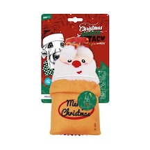 Chrıstmas Prezzıe Snack Attack Köpek Oyuncağı Açık Bej