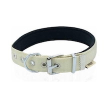 Softlu Köpek Boyun Tasması 3 Cm 42 Cm-50 Cm Haki - Cole-413576 Çok Renkli