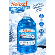 Solixel Kışlık Oto Cam Suyu -30 C 4 Lt