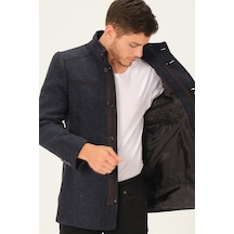 Plt8369 Dewberry Palto - Siyah - Lacivert-Siyah-Lacivert Lacivert - Siyah
