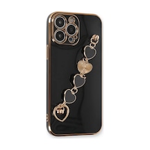 Apple iPhone Uyumlu  14 Pro Uyumlu Kılıf Esila Silikon - Siyah
