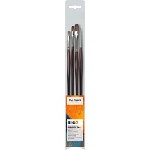 Da Vinci : Grigio Akrilik Ve Yağlı Boya 4'lü Fırça Seti : Seri 5103