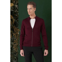 Tr 860 Slim Fit Bordo Klasik Triko Bordo
