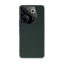 Camon 20 Pro 5g Kılıf First Silikon - Koyu Yeşil Bz8683140786724