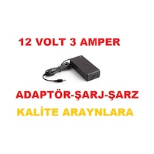 12 Volt 3 Amper Let Led Adaptörü Şarj Cihazı
