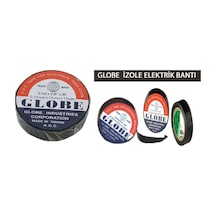 Globe Elektrik Izolasyon Bandı 10'Lu Paket (Kırmızı Renk)