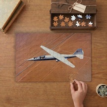 Deneysel Uçak - Nasa Ad-1 Tasarımı 240 Parça Ahşap Puzzle Ahşap Kutuda Mpy10125