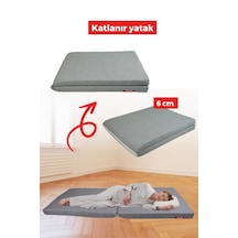 Xpermate Katlanır Yatak Yer Yatag I 70x180x6 Gri 2yktlnr