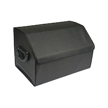Sabit Kapaklı Bagaj Çantası Kaymaz Tabanlı, Kapaklı Araç Bagaj Organizer 50x30x30 Cm