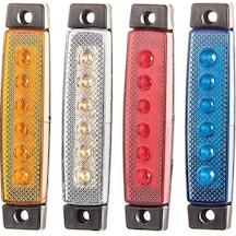 Parmak Lamba 6 Led’li 12V/24V Mavi