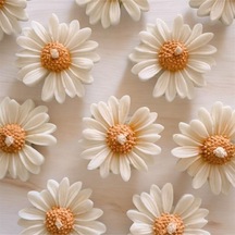 Bernami Mumluk Şamdanpinterest Papatya Mum - 3 Adet Diğer