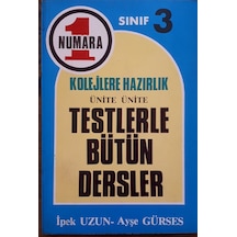3.Sınıf Bütün Dersler Testlerle Tamamı Test 1987 Yılı Baskısı